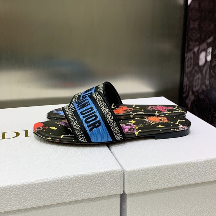 Dior Dway Slippers Size 35-41 8-Color