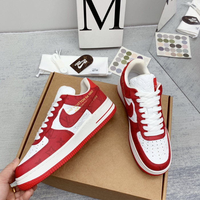 Louis Vuitton x Off White x Air Force 1 Sneaker Size 36-45 9-Color