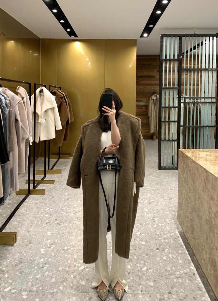 Max Mara Teddy 23FW Long Coat Size XS-M