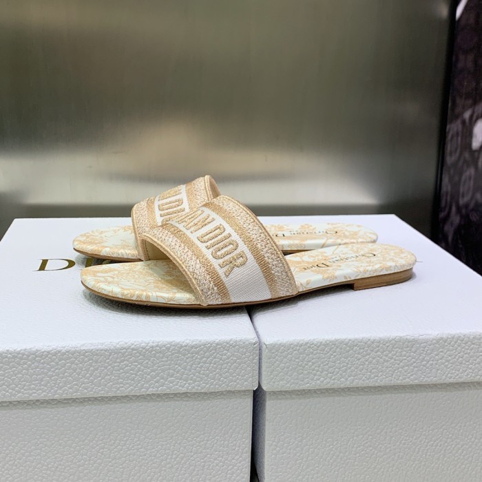 Dior Dway Slippers Size 35-41 8-Color