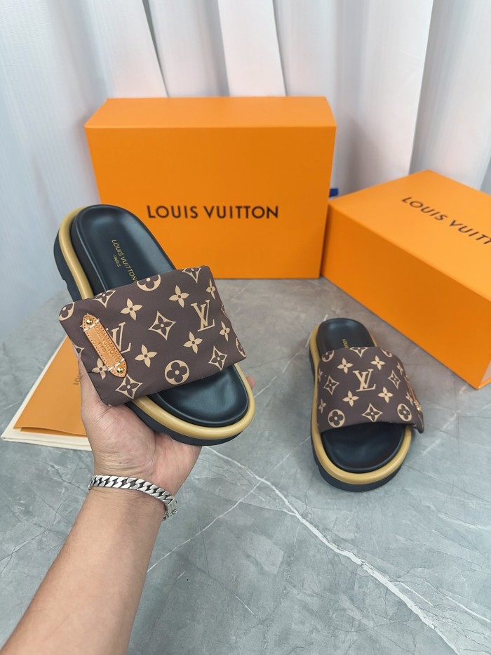 Louis Vuitton Slippers Size 36-45 5-Color