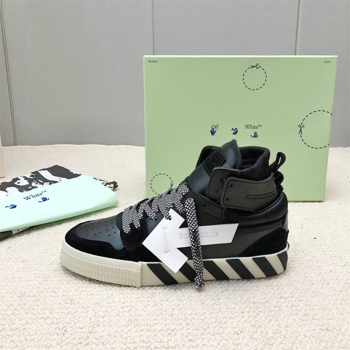 OFF White Floating Arrow High Top Vulc Sneaker Size 36-45 6-Color