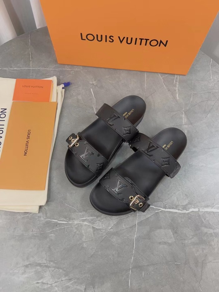 Louis Vuitton Slippers Size 36-45 5-Color