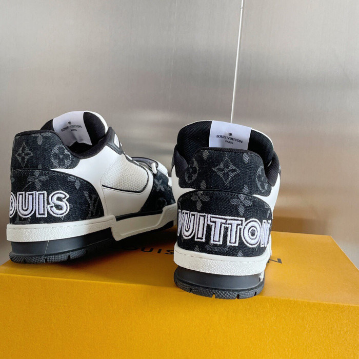 Louis Vuitton LV Trainer Velcro Strap Sneaker Size 39-45 5-Color