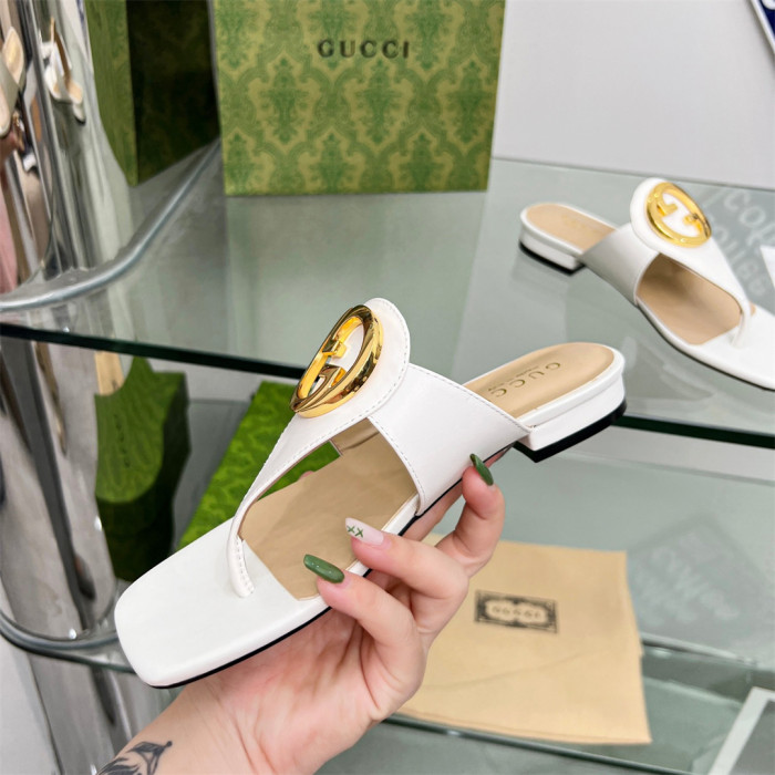 Gucci Blondie thong Slippers Size 36-41 6-Color