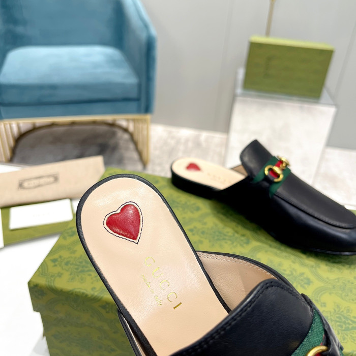 Gucci Princetown GG Slippers Size 35-41 6-Color