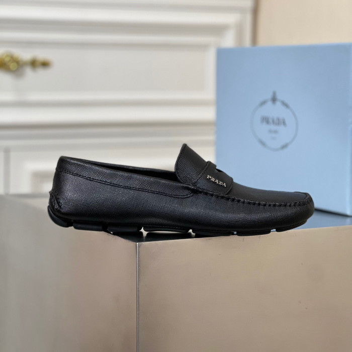 Prada Saffiano Leather Driver Loafers Size 39-45 5-Style