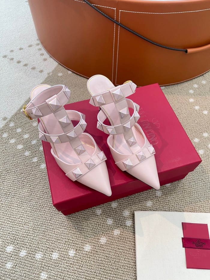 Valentino Roman Stud Calfskin Pumps Size 35-41 12-Color