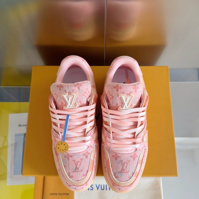 Louis Vuitton LV Trainer Monogram New Sneaker Size 36-46