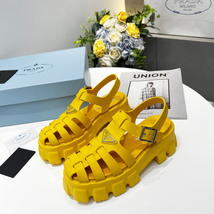 Prada Foam Rubber Sandals Size 35-41 7-Color