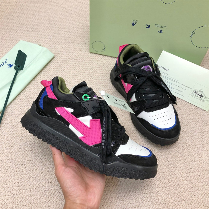 OFF White Midtop Sponge Sneaker Size 36-45 6-Color
