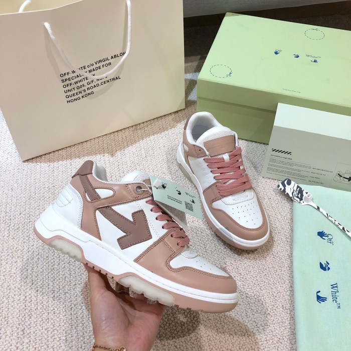 OFF White Out of Office Calf Leather Sneaker Size 35-45 6-Color