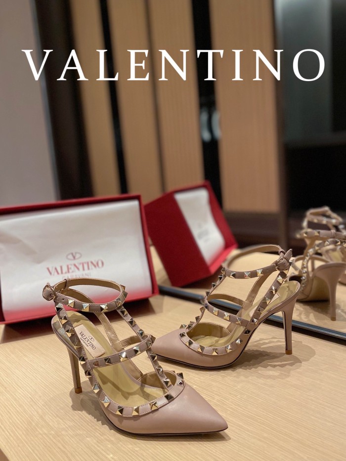 Valentino Rockstud Ankle Strap Pumps Size 35-41 11-Color