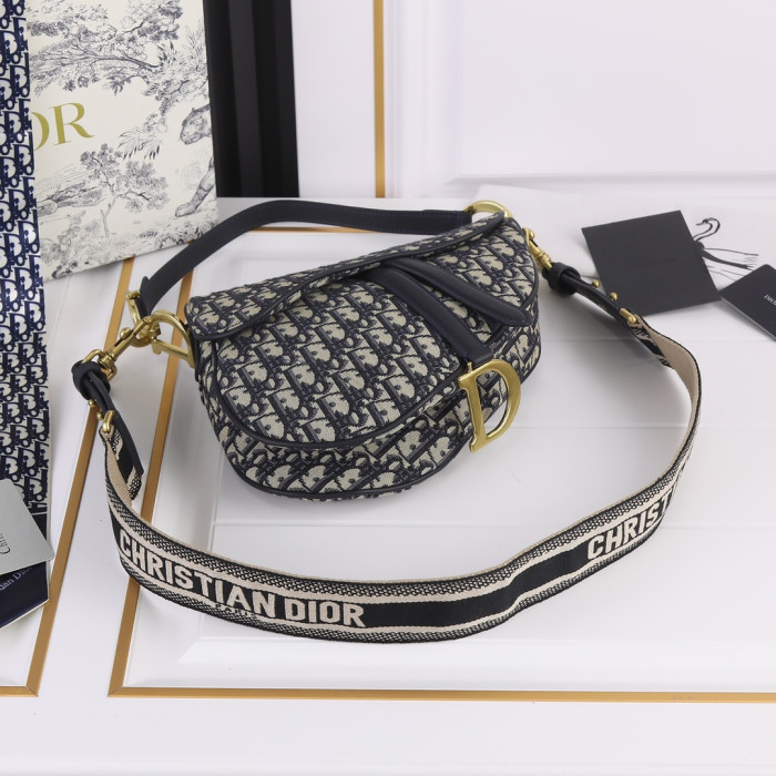 Dior Saddle Bags With Strap for Women Size 25.5*20*6.5cm