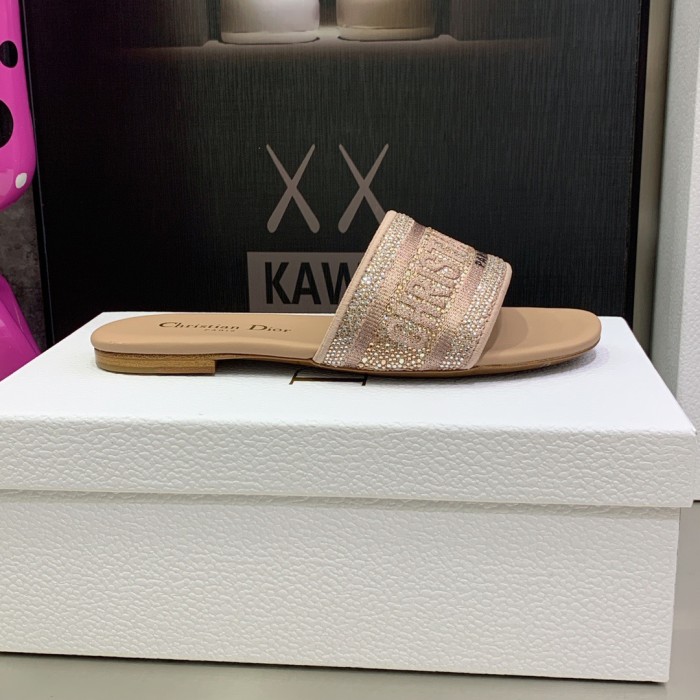 Dior Dway With Diamond Slippers Size 35-41 7-Color