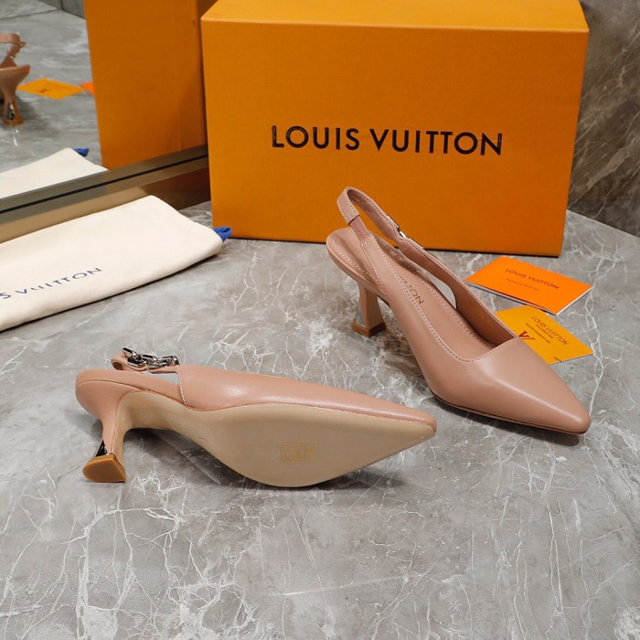 Louis Vuitton Sparkle Slingback Pumps Size 35-41 3-Color