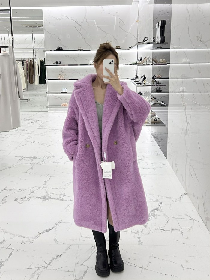Max Mara Teddy 23FW Long Coat Size XS-M