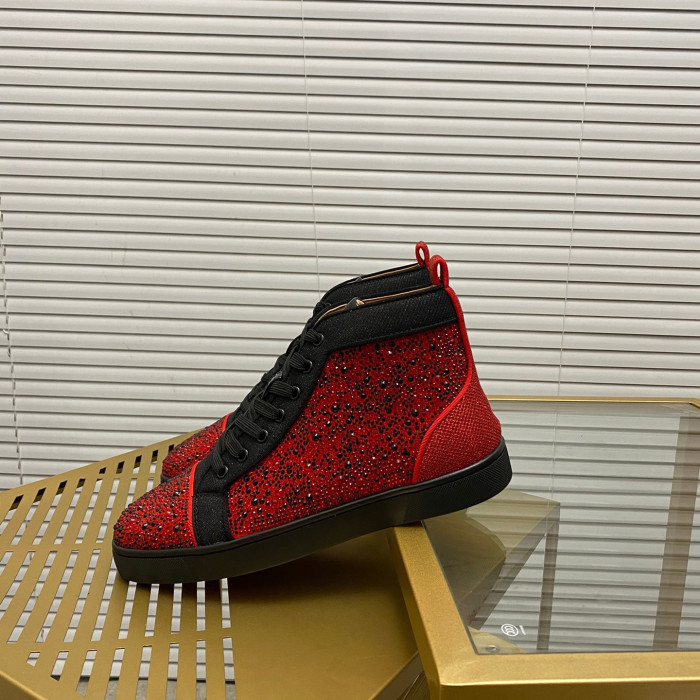 Christian Louboutin Louis High-Top Sneaker Size 36-46 10-Color