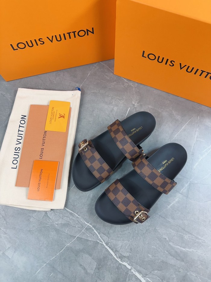 Louis Vuitton Slippers Size 36-45 6-Color