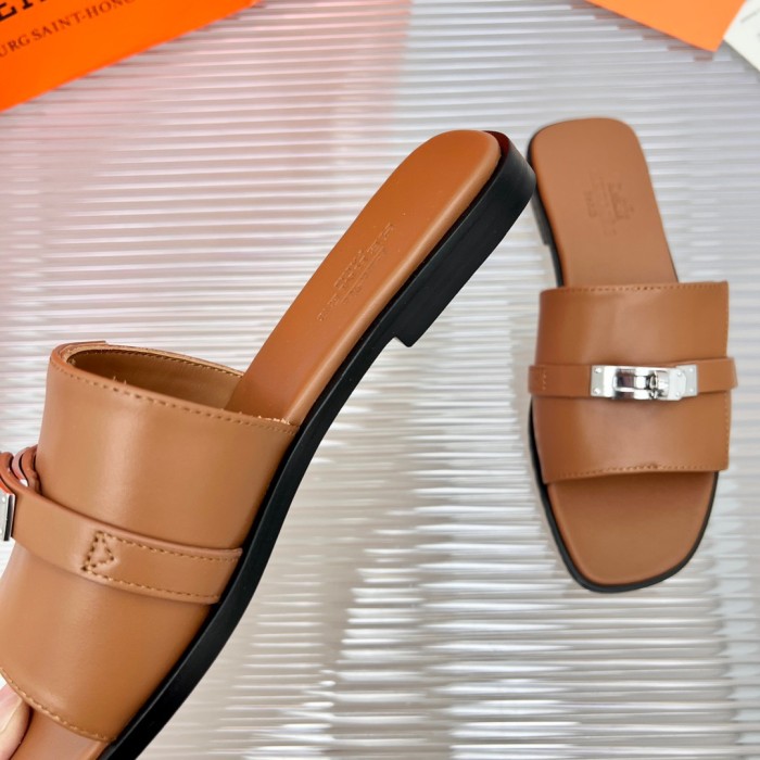 Hermes Gabriel Sandals Size 39-45 4-Color