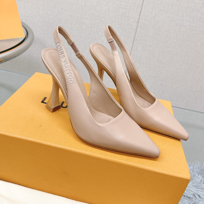 Louis Vuitton Sparkle Slingback Pumps Size 35-41 5-Color