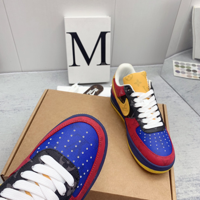 Louis Vuitton x Off White x Air Force 1 Sneaker Size 36-45 9-Color