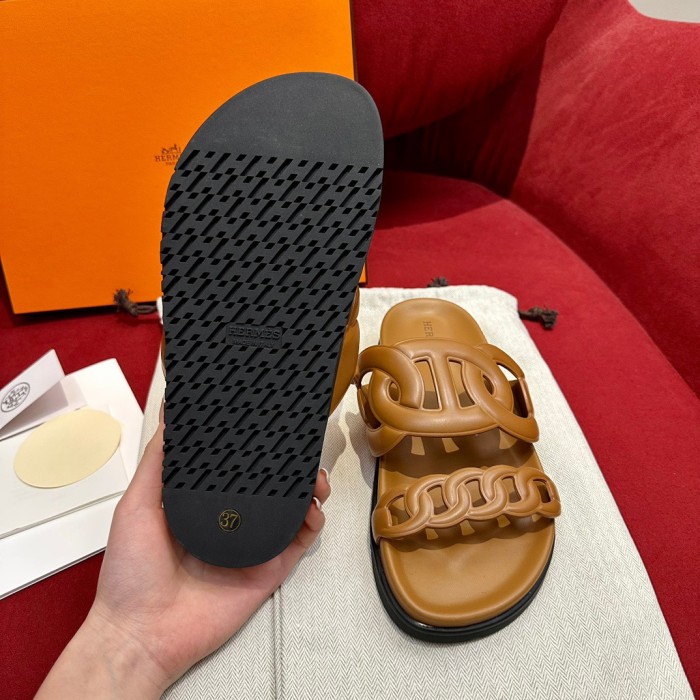 Hermes Extra Sandals Size 35-41 5-Color