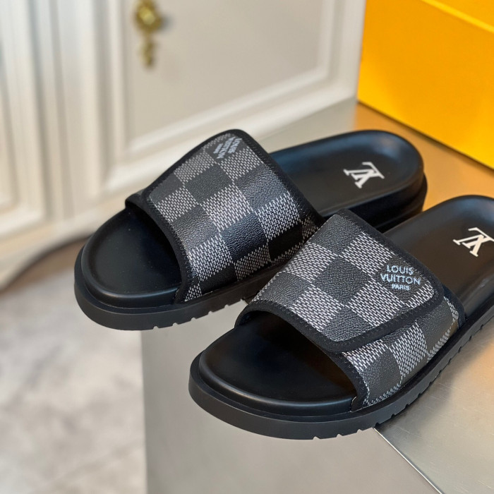 Louis Vuitton Miami Slippers Size 39-46 7-Color