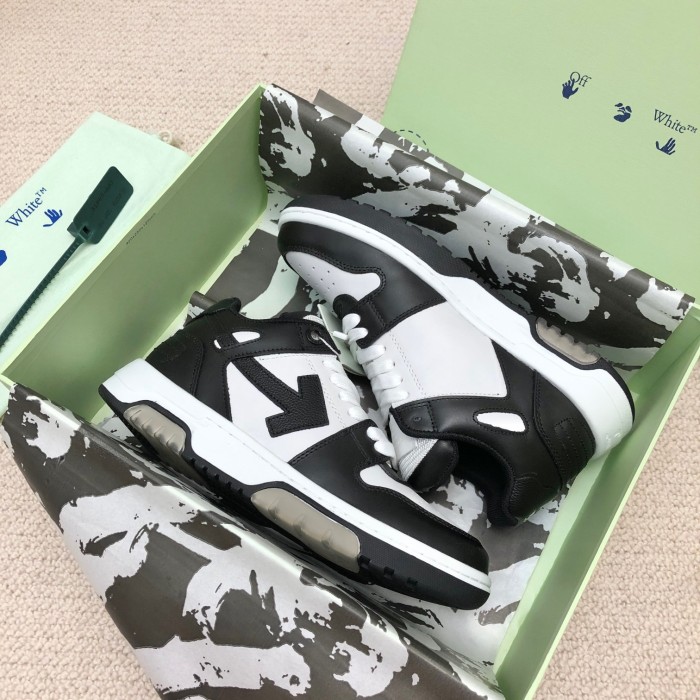 OFF White Out of Office Calf Leather Sneaker Size 35-45 6-Color