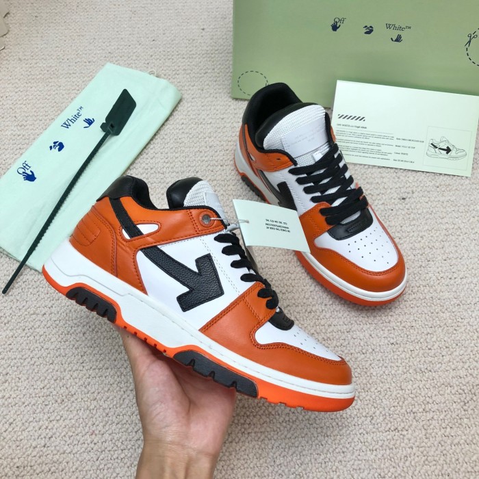 OFF White Out of Office Calf Leather Sneaker Size 35-45 6-Color