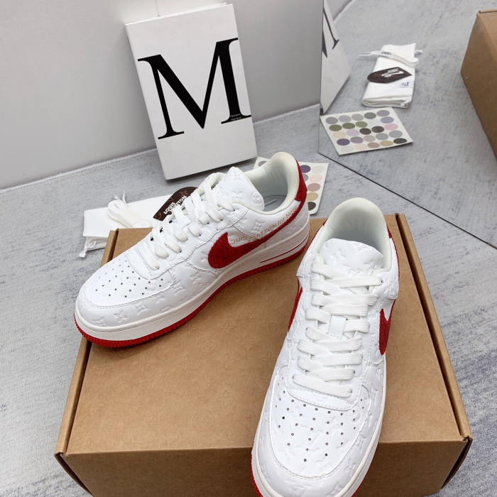 Louis Vuitton x Off White x Air Force 1 Sneaker Size 36-45 9-Color
