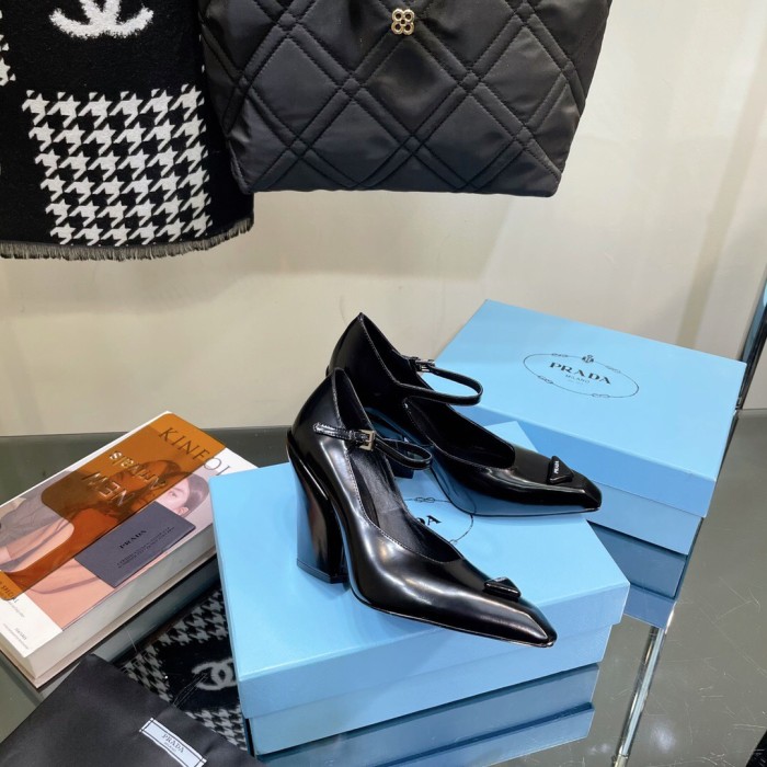Prada Brushed Leather Pumps Size 35-41 5-Color