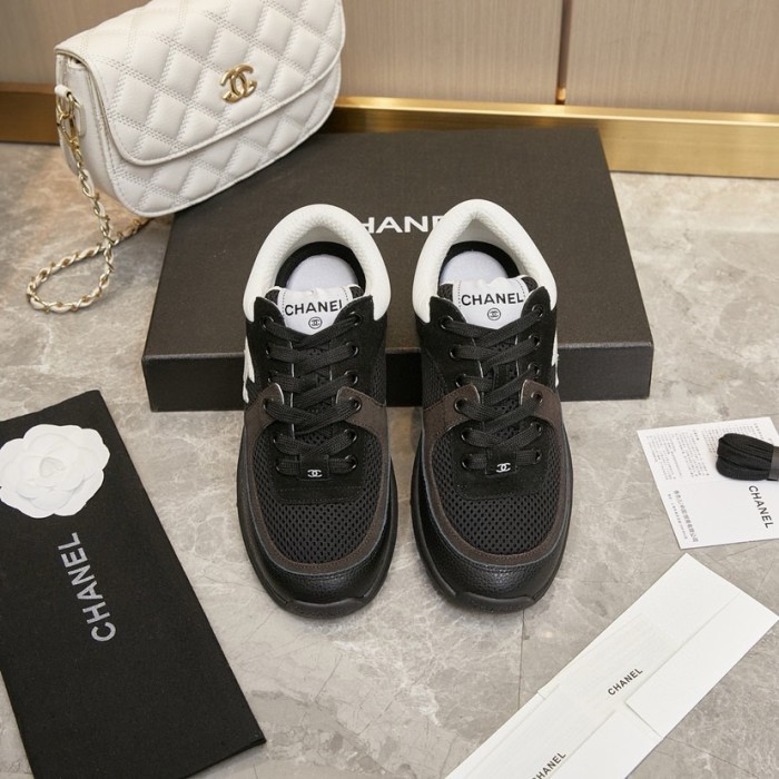 Chanel 2024 New Coton Tweed Sneaker Size 36-46