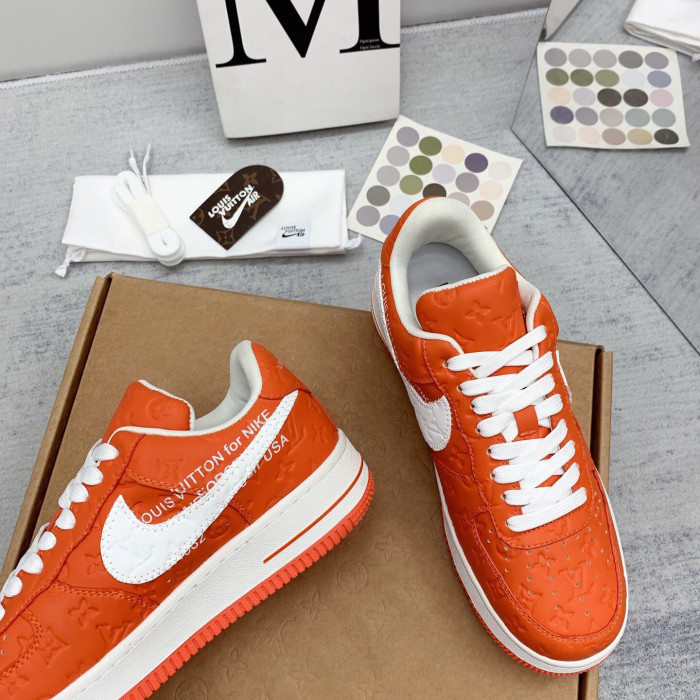 Louis Vuitton x Off White x Air Force 1 Sneaker Size 36-45 8-Color