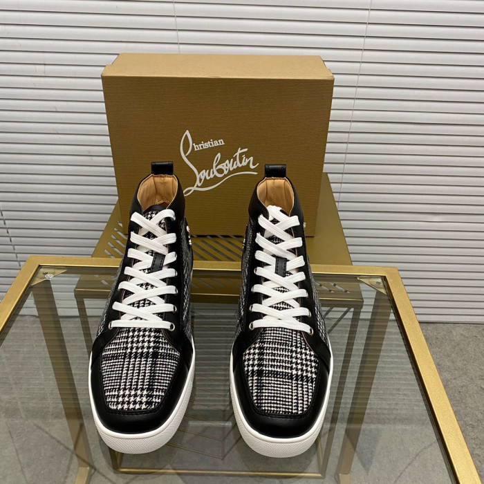 Christian Louboutin Louis High-Top Sneaker Size 36-46 7-Color