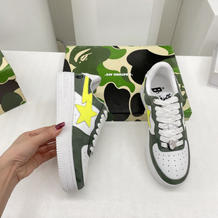 Bape STA Sneaker Size 36-45 10-Color