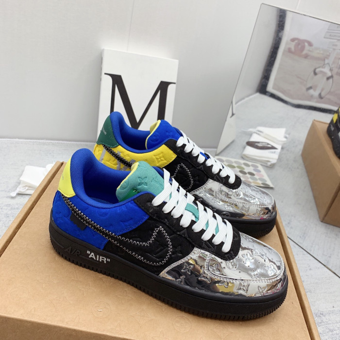 Louis Vuitton x Off White x Air Force 1 Sneaker Size 36-45 9-Color