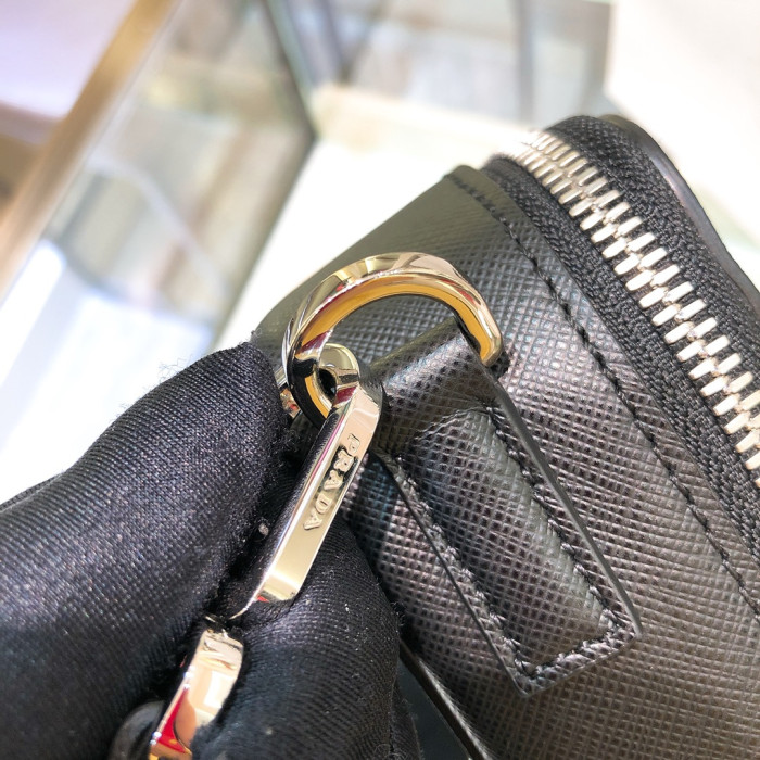 Prada 2VH070 Saffiano Leather Prada Brique Bags Size 19*12.5*5.5cm