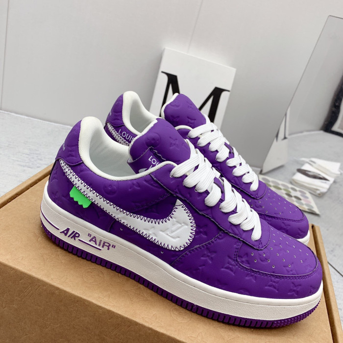 Louis Vuitton x Off White x Air Force 1 Sneaker Size 36-45 8-Color