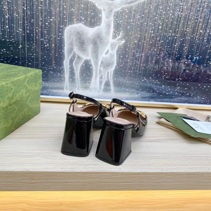 Gucci Slingback With Horsebit Pumps Size 35-41 7-Color
