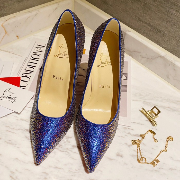 Christian Louboutin Kate Strass Pumps Size 35-41 12-Color