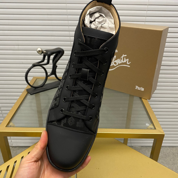Christian Louboutin Louis High-Top Sneaker Size 36-46 8-Color