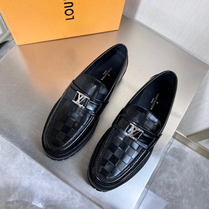 Louis Vuitton MAJOR LOAFER Moccasin Loafers Size 39-45 4-Color
