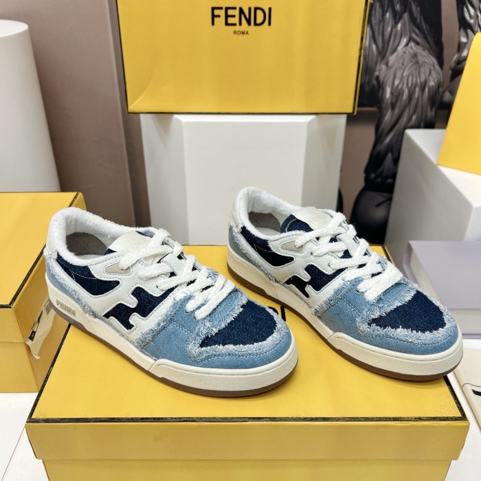 Fendi Match Low Top Sneaker Size 35-45 4-Color