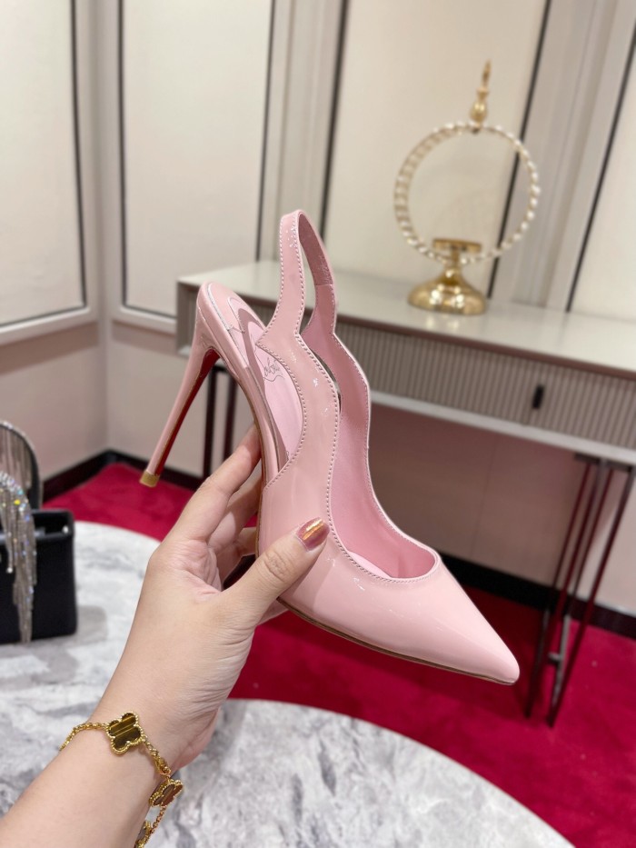 Christian Louboutin Hot Chick Sling Pumps Size 35-41 3-Color