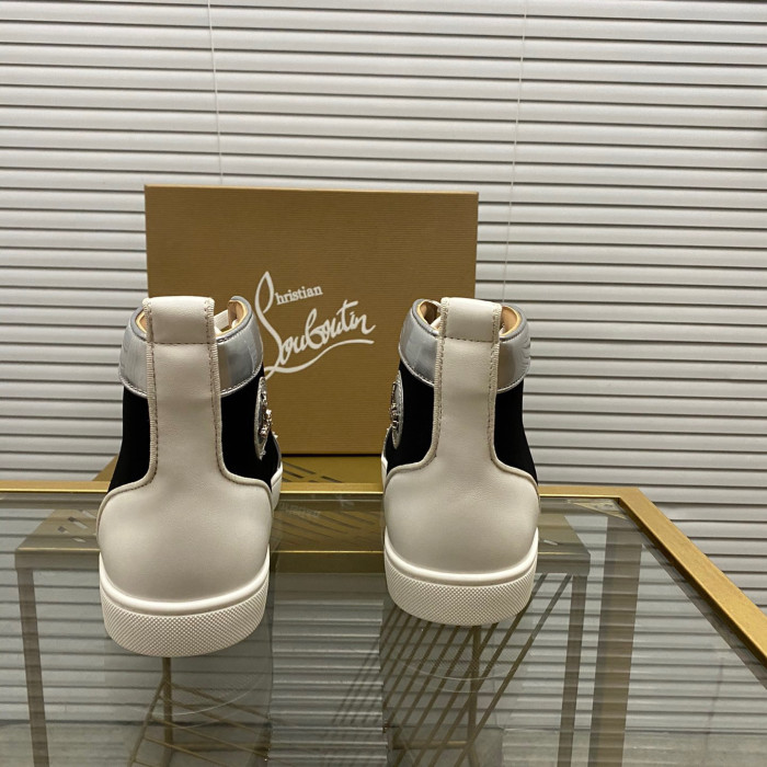Christian Louboutin Lou Spikes High-Top Sneaker Size 36-46 10-Color