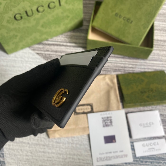Gucci GG Marmont card case Size 11*7cm Style: 657588