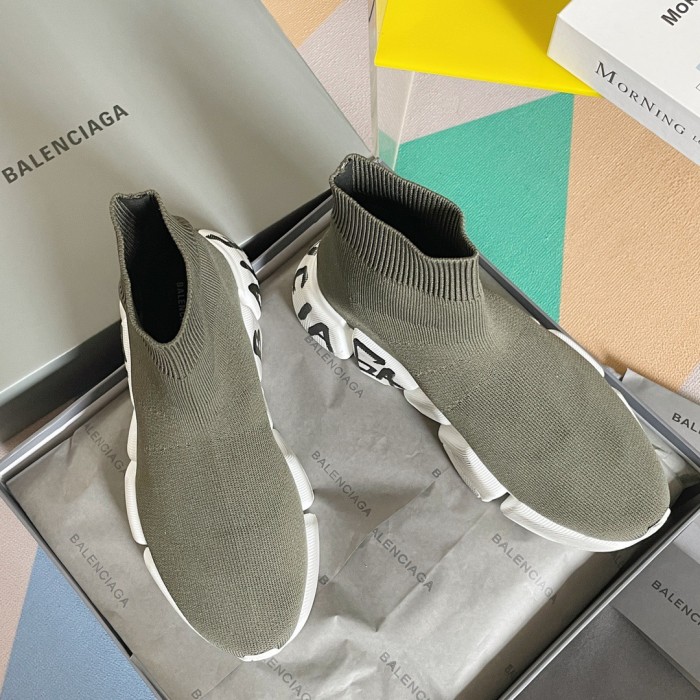 Balenciaga Speed 2.0 Graffiti Sneaker Size 35-45 5-Color