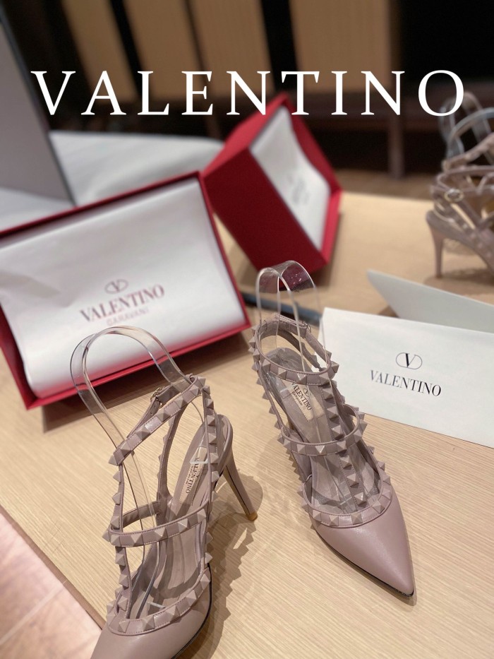 Valentino Rockstud Ankle Strap Pumps Size 35-41 11-Color