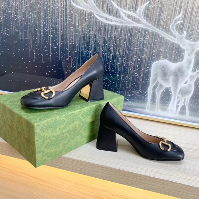 Gucci With Horsebit Pumps Size 35-41 4-Color